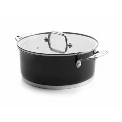 Cacerola con tapa Black & White color Negro