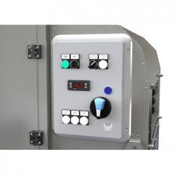 Deshidratador industrial BioMast de 40 bandejas 70x50 con control de humedad