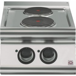 Cocina eléctrica 4 fuegos cuadrados de sobremesa Fondo 900 Emotion EM 90/40 PCE-T