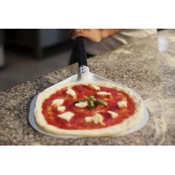 Pala para horno de pizza en aluminio anodizado de 32cm y mango de 150cm