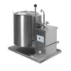 Marmita Eléctrica calor indirecto 60 litros con presostato Modelo Manual