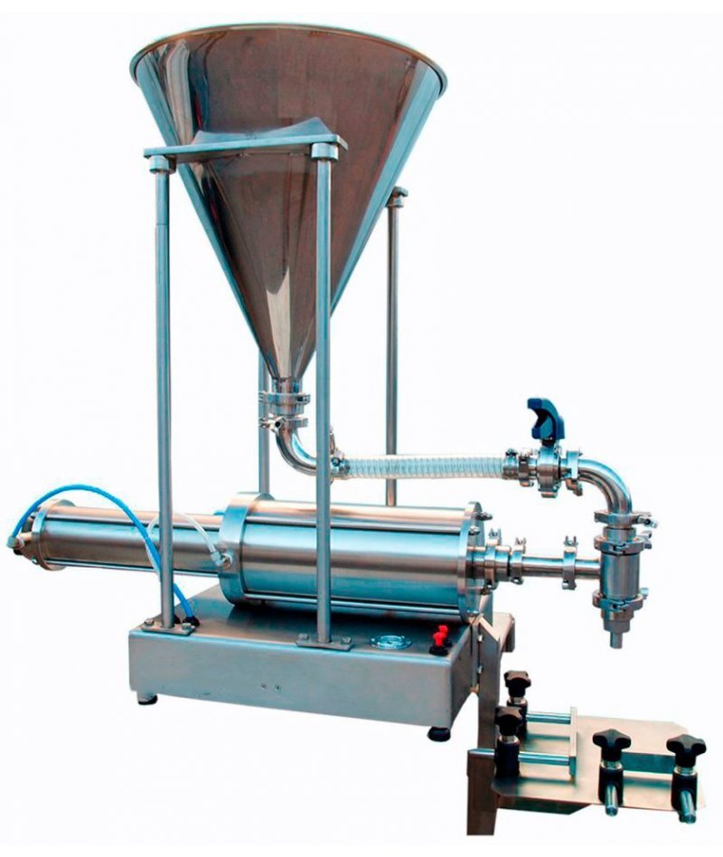 Dosificadora volumétrica de sobremesa Maxitop 300-5600 cc con tolva 30 Lt -