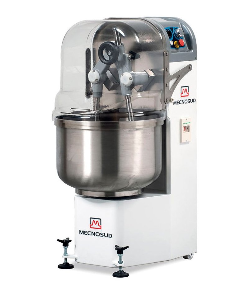Amasadora de brazos BR40D de 40 Kg con 2 velocidades y brazo regulable
