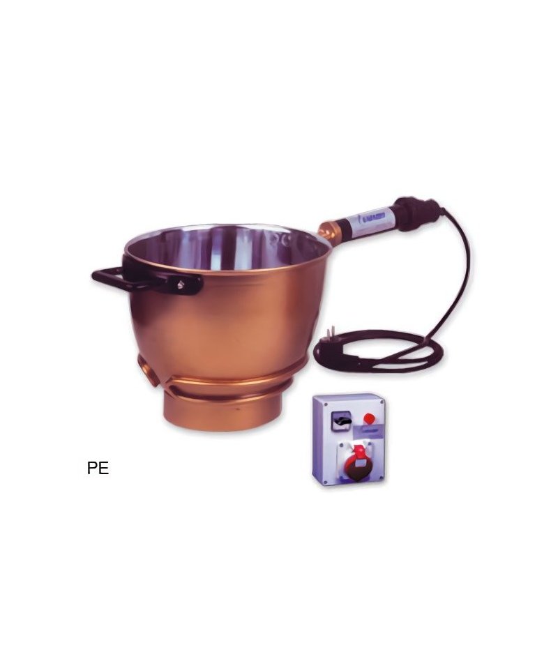 Perol eléctrico de cobre profesional de 14 litros PE14
