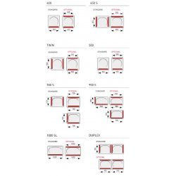 Envasadora de campana de pie Lavezzini Lapack 500 S Duplex