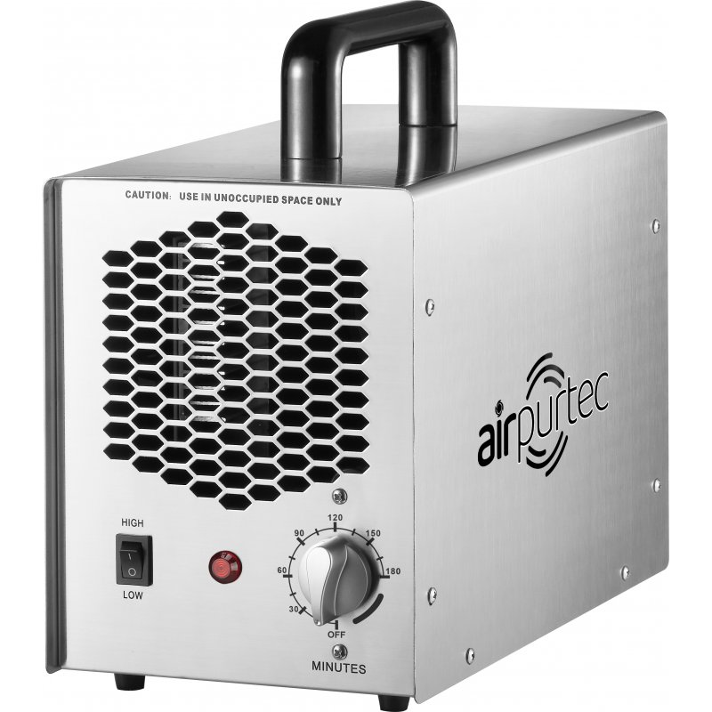Cañón generador de ozono profesional inox - Airpurtec OX14G PRO de 14 gramos/h
