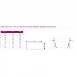 Cubeta Polipropileno GN 1/9 de alta calidad europea