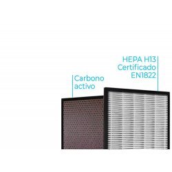 Purificador de aire con filtro HEPA H13 CADR 600 m³/h Airpurtec H600