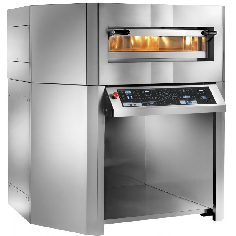 Horno de pizza giratorio cúpula de mosaico de 7 - MORELLO FORNI -  FRV100-CM . - Restoconcept.com