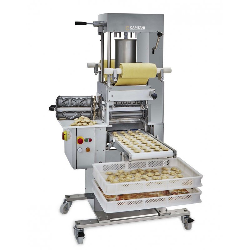 Maquina para hacer raviolis y pasta larga Capitani RS/TS 250. Producción 90 a 140 Kg/H