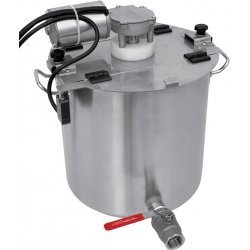 Marmita de cocción con mezclador Practic CPNT. Modelos de 71 a 155 litros