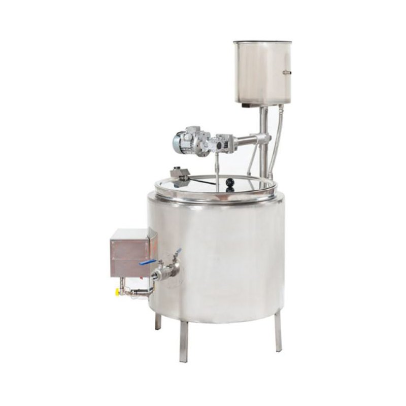 Pasteurizador de leche a gas con válvula eléctrica y sonda de temperatura de 55 Litros