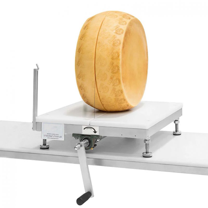 Cortador de queso con lira en madera para quesos y foie-gras