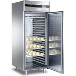 Armario de fermentación controlada programable con calentamiento, refrigeración y vapor SLEV1P. 26 bandejas de 40x60