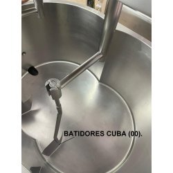 Cubas de cuajar con cuba doble cero a vapor de 3.000 litros