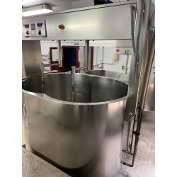 Cubas de cuajar con cuba doble cero a vapor de 3.000 litros