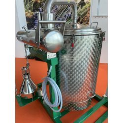 Extractor destilador de aceites esenciales para plantas, hierbas y flores de 500L