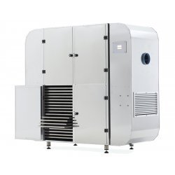 Deshidratador industrial BioMast Plus de 72 bandejas 70X50 con control de humedad y pantalla táctil programable
