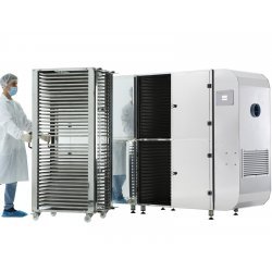Deshidratador industrial BioMast Plus Twin 144 bandejas 70x50 de doble flujo y pantalla táctil programable