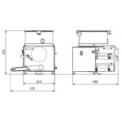 Maquina para hamburguesas automática Minerva C/E H Smart