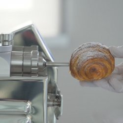 Inyectora dosificadora llenadora de engranajes eléctrica para pastelería y gastronomia con tolva 8,5 L