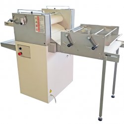 Formadora de barras de pan, baguette, panes y panecillos con moldeadora SF500LL. Panes hasta 400 mm.