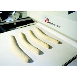 Formadora de barras de pan baguette  con 3 rodillos FA2003T. Para baguette hasta 80 cm.
