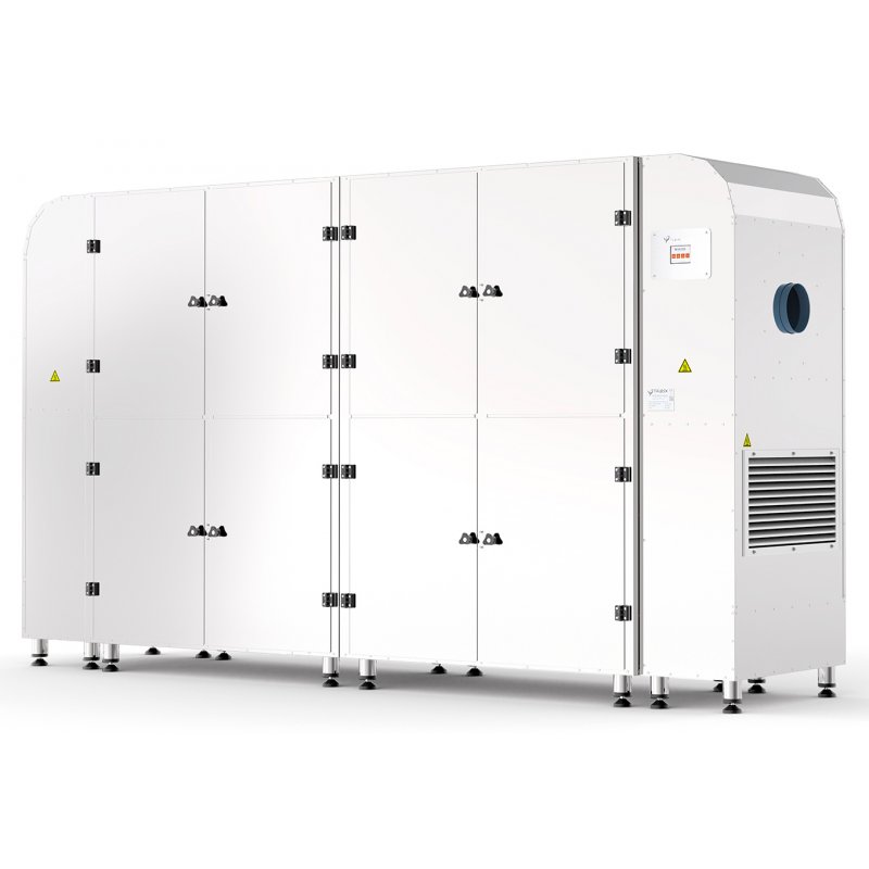 Deshidratador industrial BioMast Plus Twin 144 bandejas 70x50 de doble flujo y pantalla táctil programable