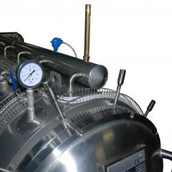 Esterilizador horizontal autoclave a vapor de 485 litros