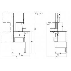 Sierra de cinta SO 3100 INOX FS con soporte