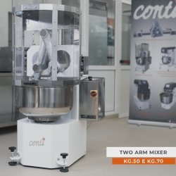 Amasadora de brazos industrial Conti 50 Kg con variador de velocidad