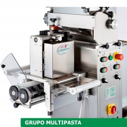 Extrusora para pasta La Monferrina P12.producción 35 Kg/h. Combinada elabora pasta, raviolis, ñoquis