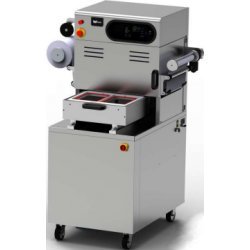 Termoselladora de barquetas con vacío y corte automático VGT 430-25 con gas alimentario