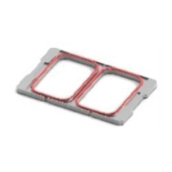 Molde doble (GN 1/4) - 2 bandejas. Dimensiones: 260 x 165 mm - Corte automático
