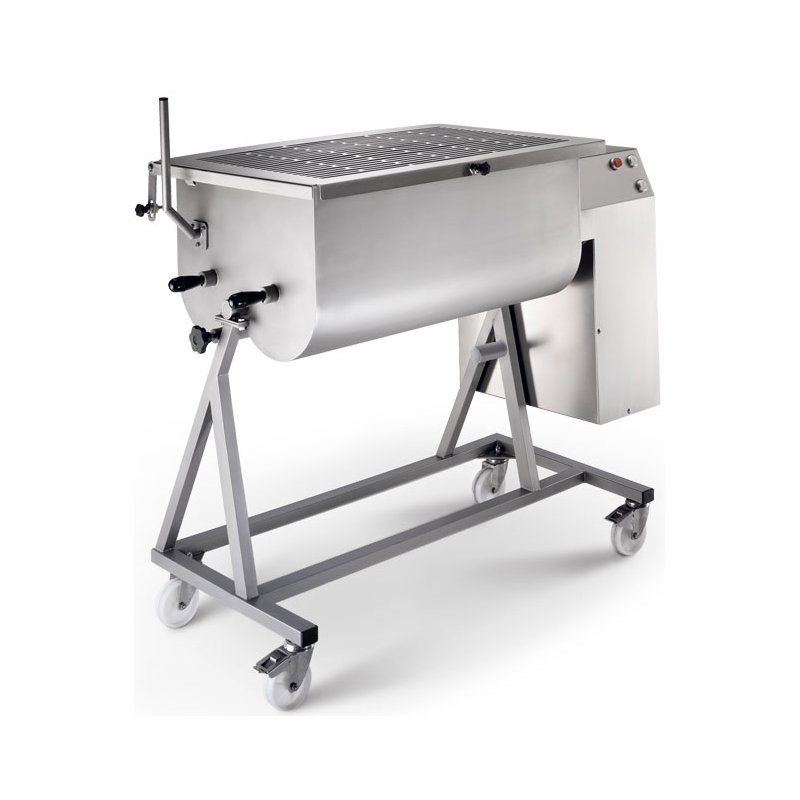 Mezcladora bipala profesional C/E MB180 de 180 litros en acero inoxidable Mezcladora bipala profesional C/E MB180 de 180 litros en acero inoxidable