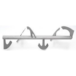 Mezcladora bipala profesional C/E MB180 de 180 litros en acero inoxidable