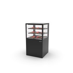 Vitrina refrigerada Integra IN60/50-110H-B- negra con control de humedad y frontal Grab & Go para productos delicados