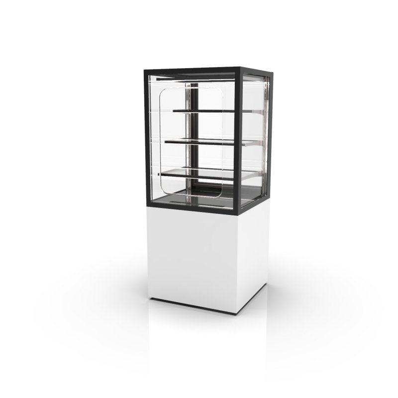 Vitrina neutra Integra IN60/80-140NG blanca con estantes de cristal e y luz para productos sin refrigeración Vitrina neutra Integra IN60/80-140NG blanca con estantes de cristal e y luz para productos sin refrigeración