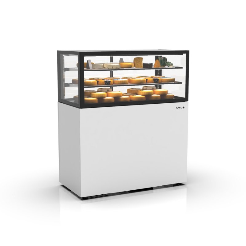 Vitrina refrigerada Integra IN120/50-140H blanca con control de humedad y 2 estantes de cristal regulables Vitrina refrigerada Integra IN120/50-140H blanca con control de humedad y 2 estantes de cristal regulables