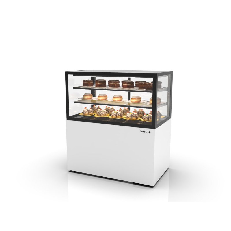 Vitrina vertical refrigerada Integra IN100/50-110 blanca con 2 estantes de cristal y control táctil LED Vitrina vertical refrigerada Integra IN100/50-110 blanca con 2 estantes de cristal y control táctil LED