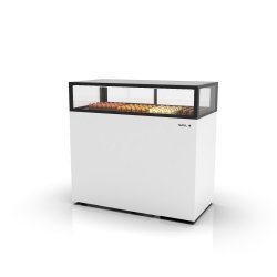 Vitrina refrigerada Integra Humidity IN120/20-115H blanca con control de humedad y LED doble