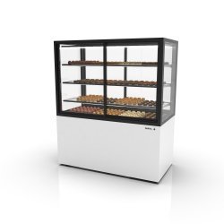 Vitrina refrigerada blanca IN120/80-140HA | Humedad controlada para quesos, chocolates y embutidos