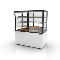 Vitrina refrigerada IN120/80-140HS blanca | Humedad controlada para quesos, chocolates y delicatessen