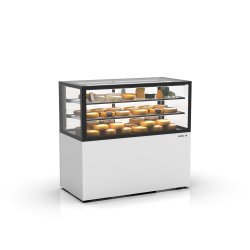 Vitrina vertical refrigerada IN120/50-110H blanca | Humedad controlada para quesos, chocolates y embutidos
