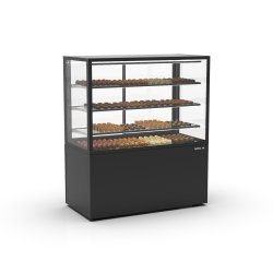 Vitrina refrigerada Integra IN120/80-140H -B- negra | Humedad controlada para quesos, chocolates y carnes