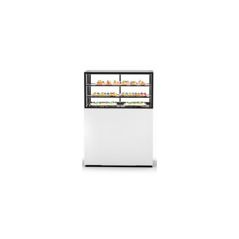 Vitrina vertical Integra IN100/50-140CG negra con 2 estantes de cristal, luz LED y calor seco Sahara Vitrina vertical Integra IN100/50-140CG negra con 2 estantes de cristal, luz LED y calor seco Sahara