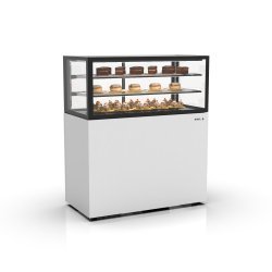 Vitrina refrigerada IN120/50-140 blanca | Visibilidad y control para productos frescos