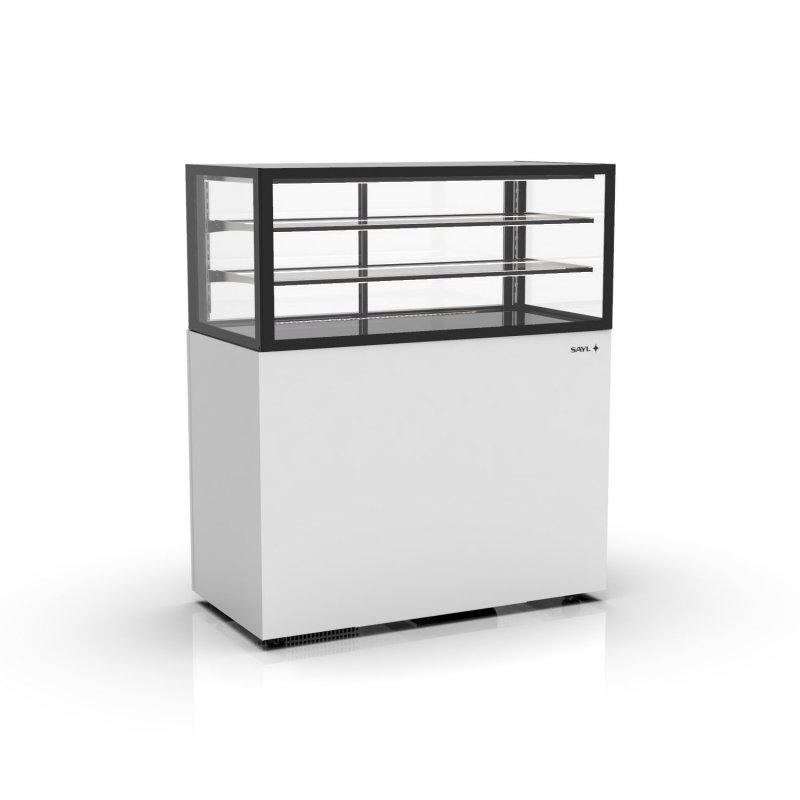 Vitrina neutra blanca IN120/50-140N | LED, estantes regulables y diseño elegante Vitrina neutra blanca IN120/50-140N | LED, estantes regulables y diseño elegante
