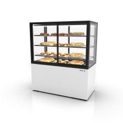 Vitrina calor seco IN120/80-140CA blanca | Exposición LED con control térmico profesional