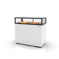 Vitrina calor seco IN120/20-115C blanca | Visibilidad, control táctil y diseño premium